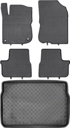 OEM Juego De Alfombrillas De Goma Para Peugeot 208 I Hatchback (2012-2019) - Alfombrilla Para Maletero