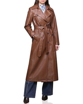 Avec Les Filles Double Breasted Trench Coat