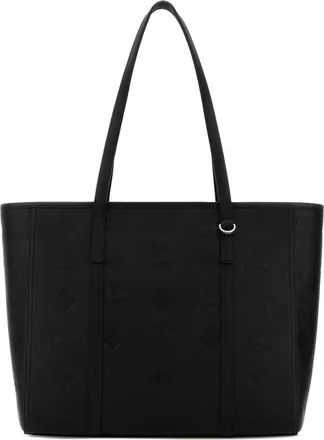 MCM Mcm Black Synthetic Leather Toni Shopping Bag