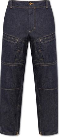 Moncler Jeans - Heren - Regular Fit Jeans - Blauw - L - Katoen - Jeans