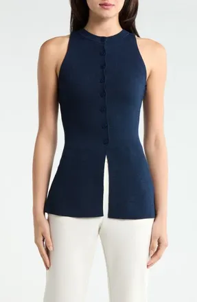 Aligne Daphne Sweater Vest in Navy at Nordstrom, Size 18
