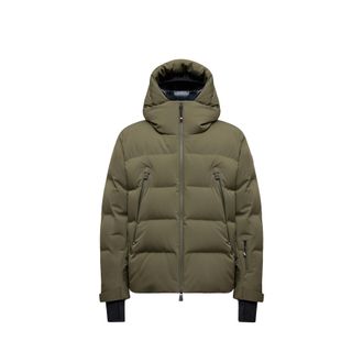 Moncler Moncler Fellberg Hooded Insulated Ski Jacket, Men, Green, Size: 2