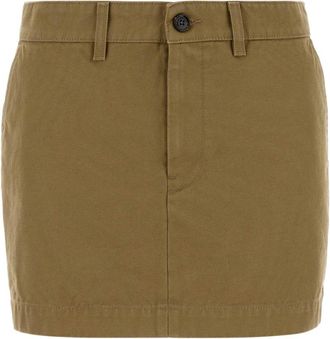 Balenciaga Dames, Rokken, Groen, Maat: XS Katoen
