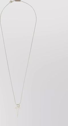 Rick Owens brass pendant necklace