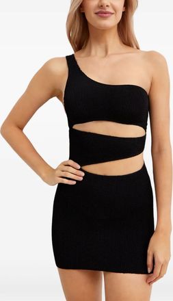 Bond-Eye Abito corto Rico asimmetrico - Nero