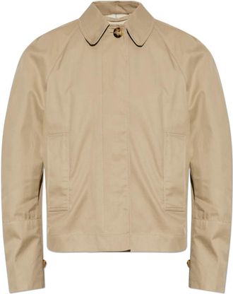 Burberry Tropical Gabardine Jas - Dames - Zomerjassen - Beige - 3XS - Katoen - Jassen