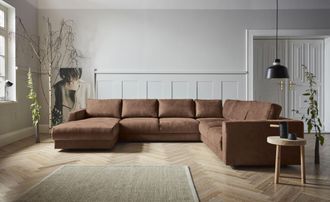 ANDAS Wohnlandschaft »Hobro U-Form« in 3 Bezugsqualitäten in vielen Farben, Design by Morten Georgsen