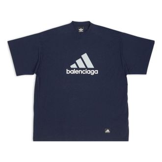 Balenciaga x adidas Oversized T-Shirt Navy 731769TNVA64356