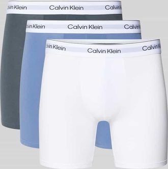 Calvin Klein Underwear Trunks mit elastischem Bund im 3er-Pack in Blau, Gr&ouml;&szlig;e XXL