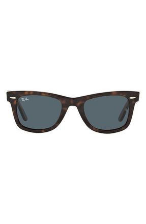 Ray-Ban Classic Wayfarer 50mm Sunglasses in Havana/Dark Grey Solid at Nordstrom