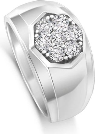 Pompeii3 1Ct Mens 7 Stone Diamond Ring in 14k Gold Lab Grown