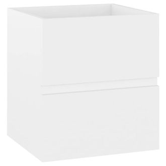Berkfield Home Sink Cabinet with Built-in Basin White Engineered Wood
