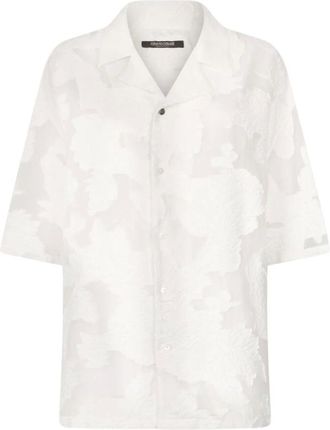 Roberto Cavalli Hombre, Camisas, Blanco, Talla: L
