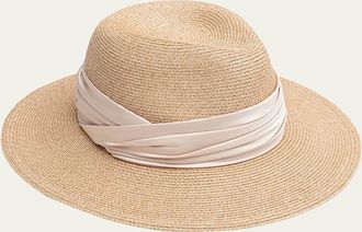 Eugenia Kim Courtney Straw Fedora With Twisted Band