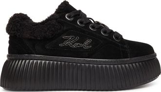 Karl Lagerfeld Sneakers, female, Black, 6 UK, Kreeper Lo Embro Lo Lace