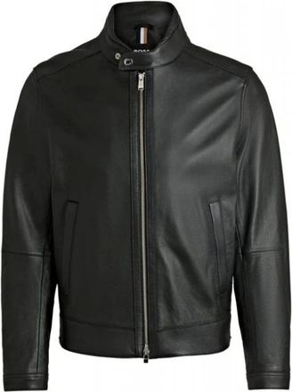 HUGO BOSS Heren, Jassen, Zwart, Maat: 3XL Leer