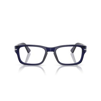 Persol 0po3364v Rectangular Acetate Eyeglasses with Silver Accents