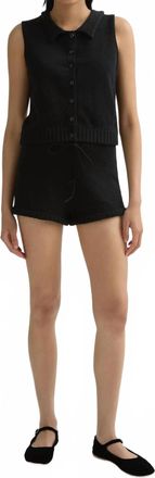 Poss&eacute; Teo Top In Black