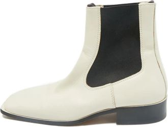 Celine Stivali con punta quadrata - Bianco