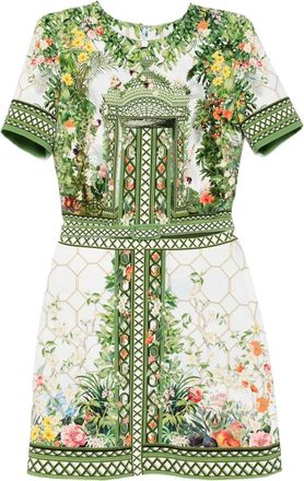 Mary Katrantzou Abito con stampa a fiori - Blu