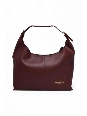 Ermanno Scervino Red Veronica Suede-Effect Polyurethane Shoulder Bag