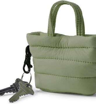 Lands End Mini Canvas Tote Charm in Sage at Nordstrom