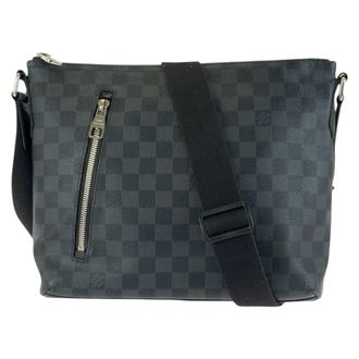 Louis Vuitton Black Damier Graphite Damier Graphite Shoulder Bag (Pre-Owned)