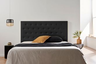 Moonia Cabecero Tapizado Ferrara Polipiel 220x120x8 Cm - Moonia