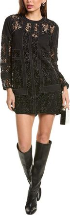 AllSaints AllSaints Noush Linen-Blend Mini Dress