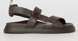 Fendi Sandalo Selleria Fendi in pelle martellata