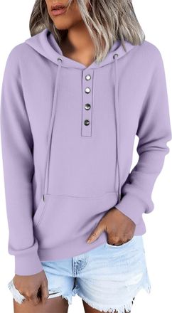 Generic plus size winter coat women, Hoodies for Women UK Winter Lightweight Sweater Jumpers Soft Comfortable Long Sleeves Pullover Solid Color Casual Neck To