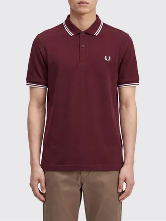 Fred Perry Cotton Polo Shirt with Logo