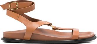 Alohas Sandali in pelle - Marrone