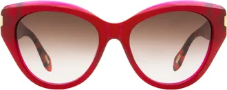 Just Cavalli SJC033 Cat-Eye Sunglasses - Red