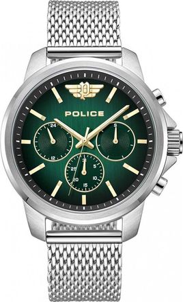 Police PEWJK0006303 Mens Mensor Watch - Silver - One Size