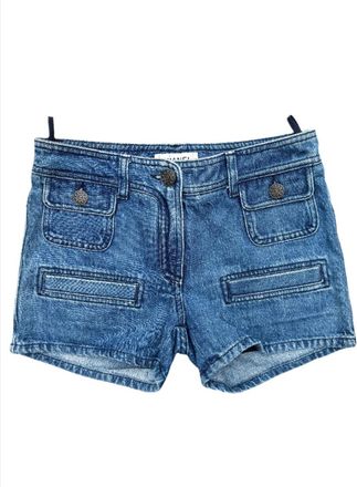Chanel Denim Mini Shorts Size XS