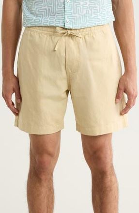 Rodd & Gunn Burnbridge Linen & Cotton Shorts in Stone at Nordstrom Rack, Size Xx-Large