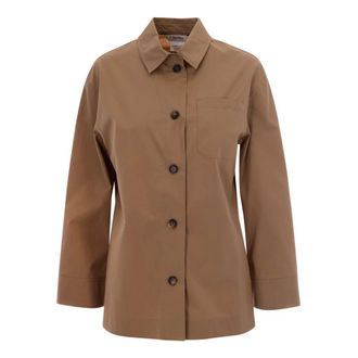 Max Mara Shirts, female, Brown, Size: 2XS Shirts