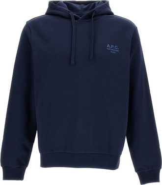 A.P.C. Blue Rue Madame Cotton Hoodie