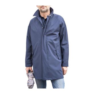 Aquascutum Heren, Mantels, Blauw, Maat: XL