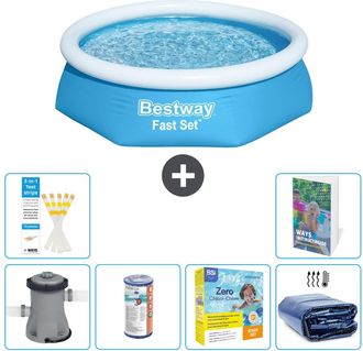 Bestway Piscina Bestway Fast Set Redonda - 244x61 Cm - 7-piezas S224