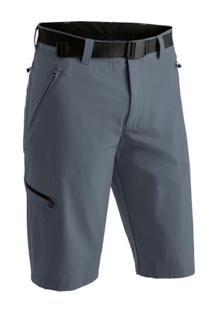 Maier Sports Bermudas MAIER SPORTS Nil Bermuda, Herren, Gr. 66, Normalgr&ouml;ssen, grau, 90% Polyamid, 10% Elasthan, Hosen Bermudas, kurze Herren Wanderhose, moderne O
