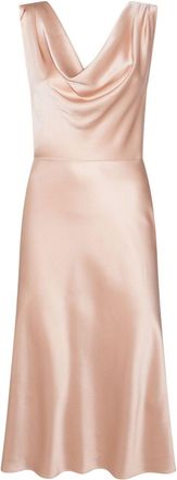 Blumarine satin midi dress - Pink