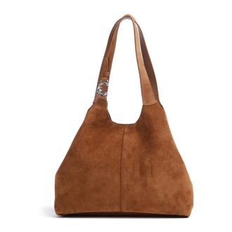 Coccinelle C-Easy Suede Shopper - Dames - Shoppers - Bruin - ONE Size - Su&egrave;de - Tassen