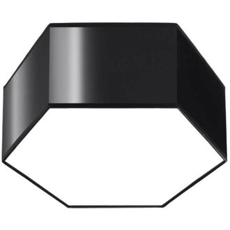 GreenIce Greenice - Sollux Lighting Sunde Plaf&oacute;n Decorativo Empotrado, Negro, 13,5cm