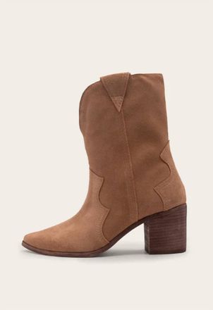 Kaanas Womens Porto Cowboy Bootie In Caramel