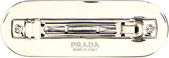 Prada Womens Black Stainless Steel Hair Clip Accessory