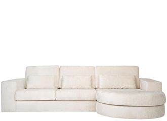 Richmond Interiors Design Ecksofa Felix mit abnehmbaren Bez&uuml;gen - Eckteil rechts