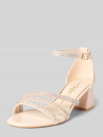 Buffalo Sandalette mit Strasssteinbesatz Modell LILLY GLAM in Ecru, Gr&ouml;&szlig;e 39