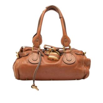 Chlo&eacute; Pre-owned Handbags, female, Brown, Size: ONE SIZE Pre-owned Paddington Handbag